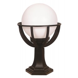 Modi Lighting BSU-68080-BSY-M6-KOP Siyah Boyalı Dış Mekan Aydınlatma E27 ABS Polietilen Cam 30cm