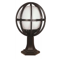 Modi Lighting BSU-68080-BSY-M7-KOP Siyah Boyalı Dış Mekan Aydınlatma E27 ABS Polietilen Cam 30cm