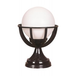 Modi Lighting BSU-68080-BSY-M8-KOP Siyah Boyalı Dış Mekan Aydınlatma E27 ABS Polietilen Cam 20cm