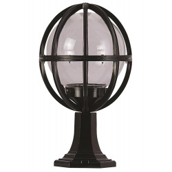 Modi Lighting BSU-68080-M2-KOP Siyah Boyalı Dış Mekan Aydınlatma E27 Aluminyum Akrilik Cam 30cm