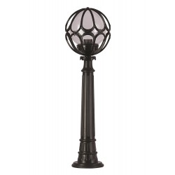 Modi Lighting BSU-68081-BSY-M1-BOP Siyah Boyalı Dış Mekan Aydınlatma E27 Aluminyum Akrilik Cam 25cm