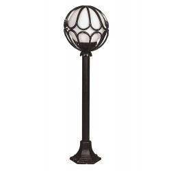 Modi Lighting BSU-68081-BSY-M5-BOP Siyah Boyalı Dış Mekan Aydınlatma E27 ABS Polietilen Cam 23cm