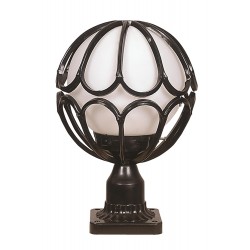 Modi Lighting BSU-68081-BSY-M5-KOP Siyah Boyalı Dış Mekan Aydınlatma E27 ABS Polietilen Cam 23cm