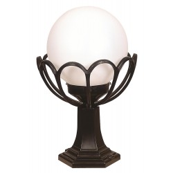 Modi Lighting BSU-68081-BSY-M7-KOP Siyah Boyalı Dış Mekan Aydınlatma E27 ABS Polietilen Cam 30cm