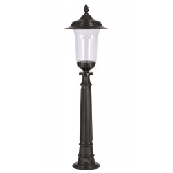 Modi Lighting BSU-68082-BSY-B Siyah Boyalı Dış Mekan Aydınlatma E27 Aluminyum Döküm Dip Akrilik Cam 30cm