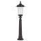 Modi Lighting BSU-68082-BSY-B Siyah Boyalı Dış Mekan Aydınlatma E27 Aluminyum Döküm Dip Akrilik Cam 30cm