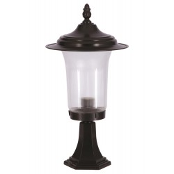 Modi Lighting BSU-68082-BSY-K Siyah Boyalı Dış Mekan Aydınlatma E27 Aluminyum Döküm Dip Akrilik Cam 30cm
