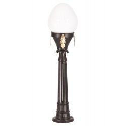 Modi Lighting BSU-68087-BSY-BOP Sarı/Siyah Boyalı Dış Mekan Aydınlatma E27 Aluminyum Döküm Dip Akrilik Cam 25cm