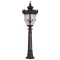 Modi Lighting BSU-68089-BSY-BOP Siyah Boyalı Dış Mekan Aydınlatma E27 Aluminyum Döküm Dip Polikarbon Cam 32cm