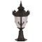 Modi Lighting BSU-68089-BSY-KOP Siyah Boyalı Dış Mekan Aydınlatma E27 Aluminyum Döküm Dip Polikarbon Cam 32cm