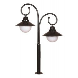 Modi Lighting BSU-68092-2BSY-OP Siyah Boyalı Dış Mekan Aydınlatma E27 Aluminyum Polietilen Cam 90cm
