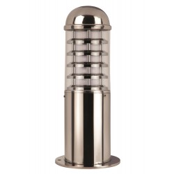 Modi Lighting BSU-68127-GR-K Krom/Nikel Kaplama Dış Mekan Aydınlatma E27 Paslanmaz Çelik Polikarbon Cam 13cm