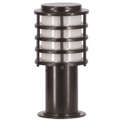 Modi Lighting BSU-68128-BSY-K Siyah Boyalı Dış Mekan Aydınlatma E27 Aluminyum Polikarbon Cam 17cm
