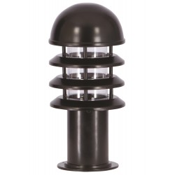 Modi Lighting BSU-68129-BSY-K Siyah Boyalı Dış Mekan Aydınlatma E27 Aluminyum Polikarbon Cam 18cm