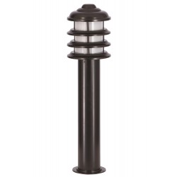 Modi Lighting BSU-68131-BSY-B Siyah Boyalı Dış Mekan Aydınlatma E27 Aluminyum Polikarbon Cam 20cm