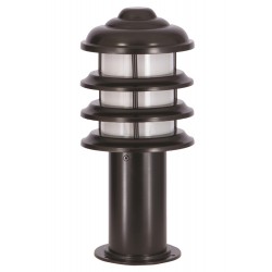 Modi Lighting BSU-68131-BSY-K Siyah Boyalı Dış Mekan Aydınlatma E27 Aluminyum Polikarbon Cam 20cm