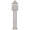 Modi Lighting BSU-68133-BBY-B Beyaz Boyalı Dış Mekan Aydınlatma E27 Aluminyum Polikarbon Cam 28cm