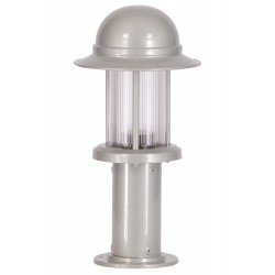 Modi Lighting BSU-68134-GR-K Beyaz Boyalı Dış Mekan Aydınlatma E27 Aluminyum Polikarbon Cam 18cm