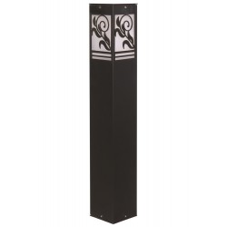 Modi Lighting BSU-68144-BSY-M1-B Siyah Boyalı Dış Mekan Aydınlatma E27 Aluminyum Akrilik Cam 12cm