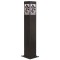 Modi Lighting BSU-68144-BSY-M4-B Siyah Boyalı Dış Mekan Aydınlatma E27 Aluminyum Akrilik Cam 12cm