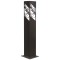Modi Lighting BSU-68144-BSY-M5-B Siyah Boyalı Dış Mekan Aydınlatma E27 Aluminyum Akrilik Cam 12cm