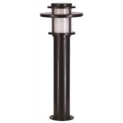 Modi Lighting BSU-68147-BSY-B Siyah Boyalı Dış Mekan Aydınlatma E27 Aluminyum Polikarbon Cam 25cm
