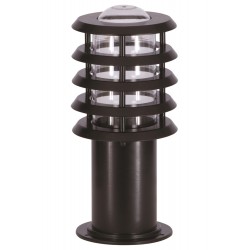 Modi Lighting BSU-68150-BSY-K Siyah Boyalı Dış Mekan Aydınlatma E27 Aluminyum Polikarbon/Akrilik Cam 16cm