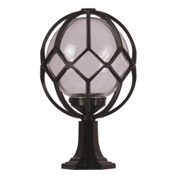 Modi Lighting BSU-68155-BSY-M1-K Siyah Boyalı Dış Mekan Aydınlatma E27 ABS Akrilik/Polietilen Cam 35cm