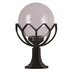 Modi Lighting BSU-68155-BSY-M2-K Siyah Boyalı Dış Mekan Aydınlatma E27 ABS Akrilik/Polietilen Cam 35cm