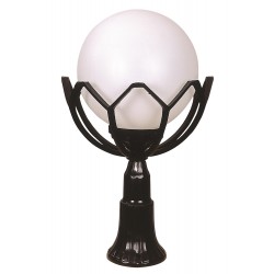 Modi Lighting BSU-68155-BSY-M2-OP Siyah Boyalı Dış Mekan Aydınlatma E27 ABS Akrilik/Polietilen Cam 35cm