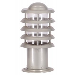 Modi Lighting BSU-68158-BBY-K Gri Boyalı Dış Mekan Aydınlatma E27 Aluminyum Polikarbon/Akrilik Cam 16cm