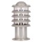 Modi Lighting BSU-68158-BBY-K Gri Boyalı Dış Mekan Aydınlatma E27 Aluminyum Polikarbon/Akrilik Cam 16cm
