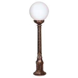 Modi Lighting BSU-68160-BKR-M2-BOP Kahverengi Boyalı Dış Mekan Aydınlatma E27 ABS Polietilen Cam 20cm