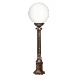 Modi Lighting BSU-68160-BKR-M3-BOP Kahverengi Boyalı Dış Mekan Aydınlatma E27 ABS Polietilen Cam 25cm