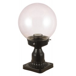 Modi Lighting BSU-68160-BSY-M1-K Siyah Boyalı Dış Mekan Aydınlatma E27 ABS Akrilik Cam 20cm