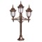 Modi Lighting BSU-68177-3BKR Kahverengi Boyalı Dış Mekan Aydınlatma E27 Çelik Boru ABS Polikarbon Cam 50cm