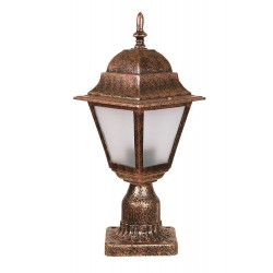Modi Lighting BSU-68179-BKR-K Kahverengi Boyalı Dış Mekan Aydınlatma E27 ABS Polikarbon Cam 18cm