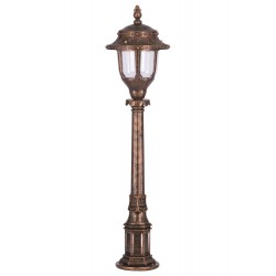 Modi Lighting BSU-68180-BKR Kahverengi Boyalı Dış Mekan Aydınlatma E27 ABS Polikarbon Cam 25cm