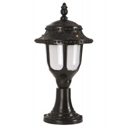 Modi Lighting BSU-68180-BSY-K Siyah Boyalı Dış Mekan Aydınlatma E27 ABS Polikarbon Cam 25cm