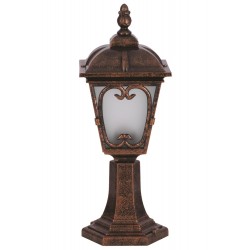 Modi Lighting BSU-68181-BKR-K Kahverengi Boyalı Dış Mekan Aydınlatma E27 ABS Polikarbon Cam 20cm