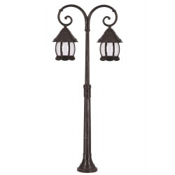 Modi Lighting BSU-68184-2BSY Siyah Boyalı Dış Mekan Aydınlatma E27 Aluminyum ABS Polikarbon Cam 56x20cm