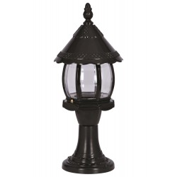 Modi Lighting BSU-68184-BSY-K Siyah Boyalı Dış Mekan Aydınlatma E27 ABS Polikarbon Cam 20cm