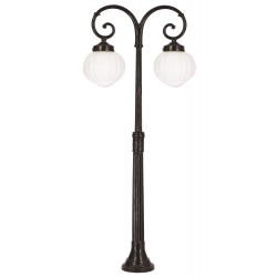 Modi Lighting BSU-68187-2BSY-OP Siyah Boyalı Dış Mekan Aydınlatma E27 Aluminyum ABS Akrilik Cam 65cm
