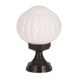 Modi Lighting BSU-68187-BSY-M3-KOP Siyah Boyalı Dış Mekan Aydınlatma E27 Aluminyum ABS Akrilik Cam 20cm