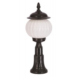 Modi Lighting BSU-68187-BSY-M4-KOP Siyah Boyalı Dış Mekan Aydınlatma E27 ABS Akrilik Cam 23cm