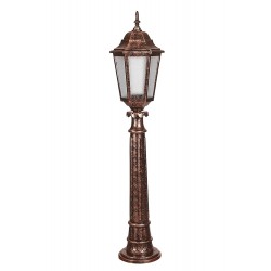 Modi Lighting BSU-68188-BKR-B Kahverengi Boyalı Dış Mekan Aydınlatma E27 Çelik Boru ABS Polikarbon Cam 23cm