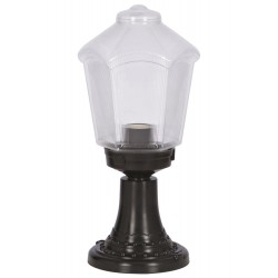 Modi Lighting BSU-68197-1BSY-K Siyah Boyalı Dış Mekan Aydınlatma E27 ABS Akrilik Cam 20cm