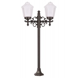 Modi Lighting BSU-68197-2BSY-OP Siyah Boyalı Dış Mekan Aydınlatma E27 Metal ABS Akrilik Cam 60x20cm