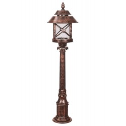 Modi Lighting BSU-68199-BKR-B Kahverengi Boyalı Dış Mekan Aydınlatma E27 ABS Polikarbon Cam 26cm
