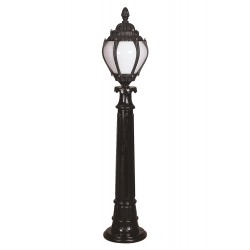 Modi Lighting BSU-68202-BSY-BOP Siyah Boyalı Dış Mekan Aydınlatma E27 ABS Akrilik Cam 20cm